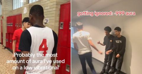 Aura points system on TikTok