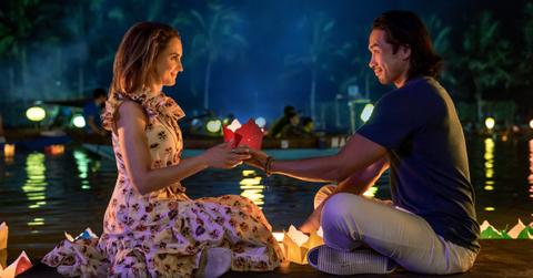 Rachael Leigh Cook and Scott Ly in Netflix's 'A Tourist's Guide to Love.'