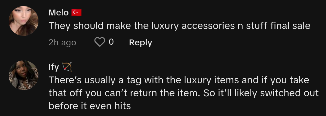 luxury goods tjmaxx scam