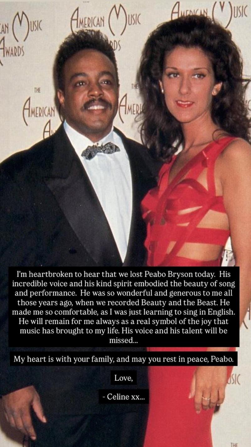 Peabo Bryson and Celine Dion
