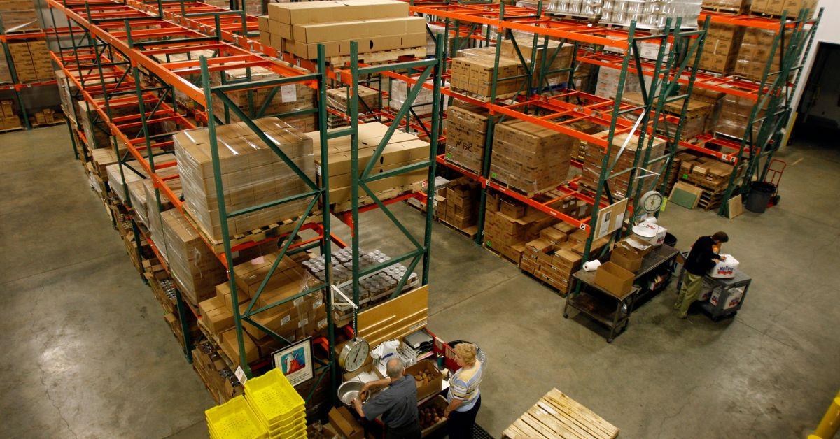 A storehouse operated by The Church of Latter-Day Saints provides food and provisions to church members in need