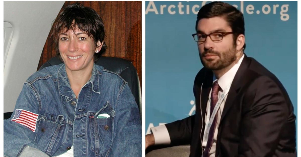 (L-R): Ghislaine Maxwell and Scott Borgerson
