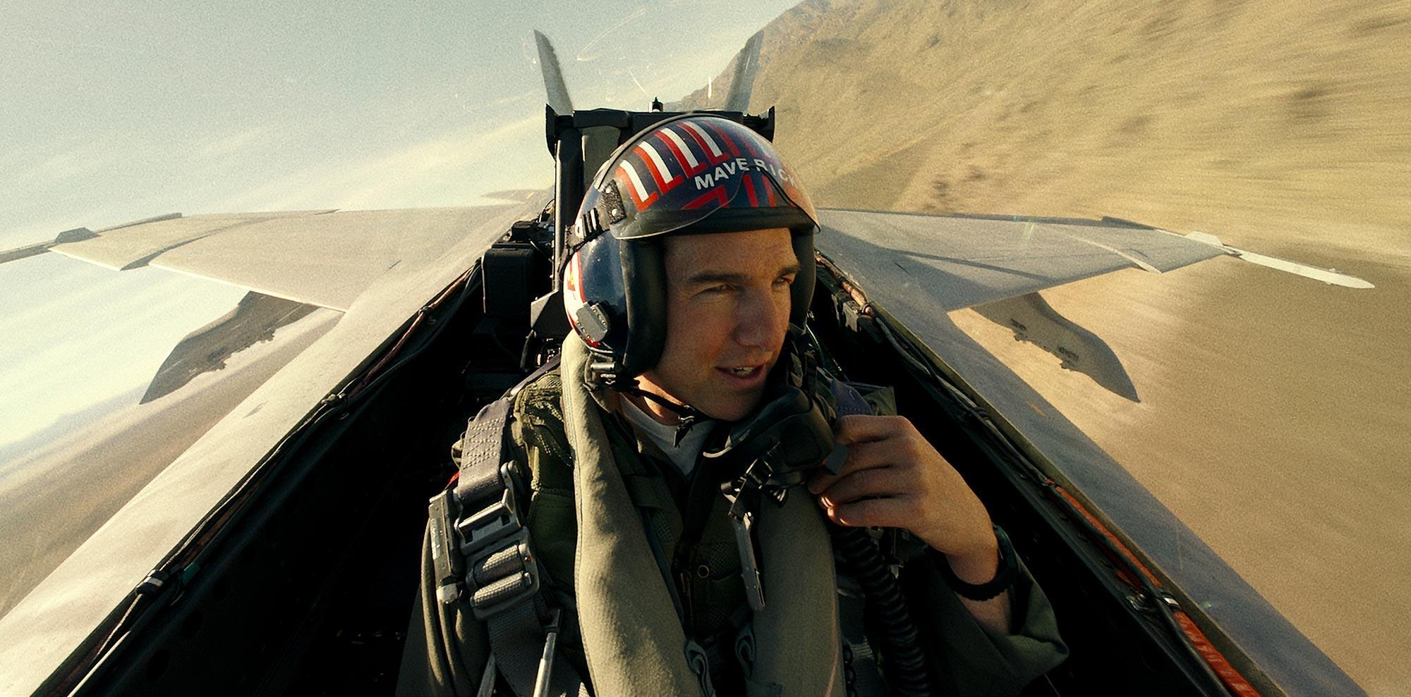 Tom Cruise as Captain Pete "Maverick" Mitchell in 'Top Gun: Maverick.'