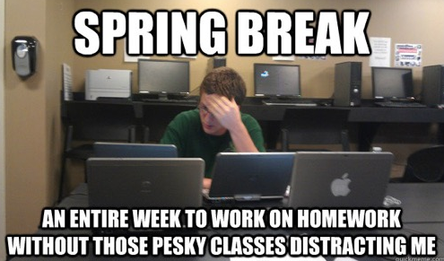 Vacation's Got Us All Feeling Like the Teachers from the Spring Break Meme