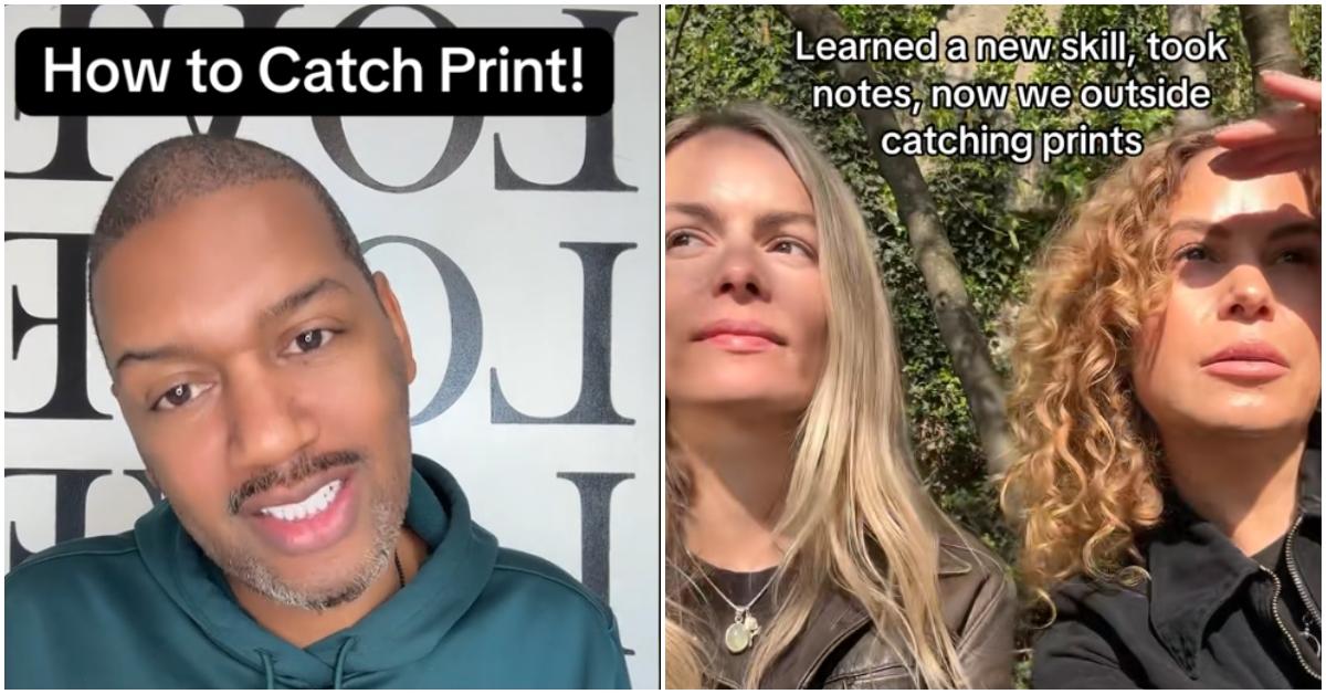 What Catching Print Means on TikTok and How To Do It