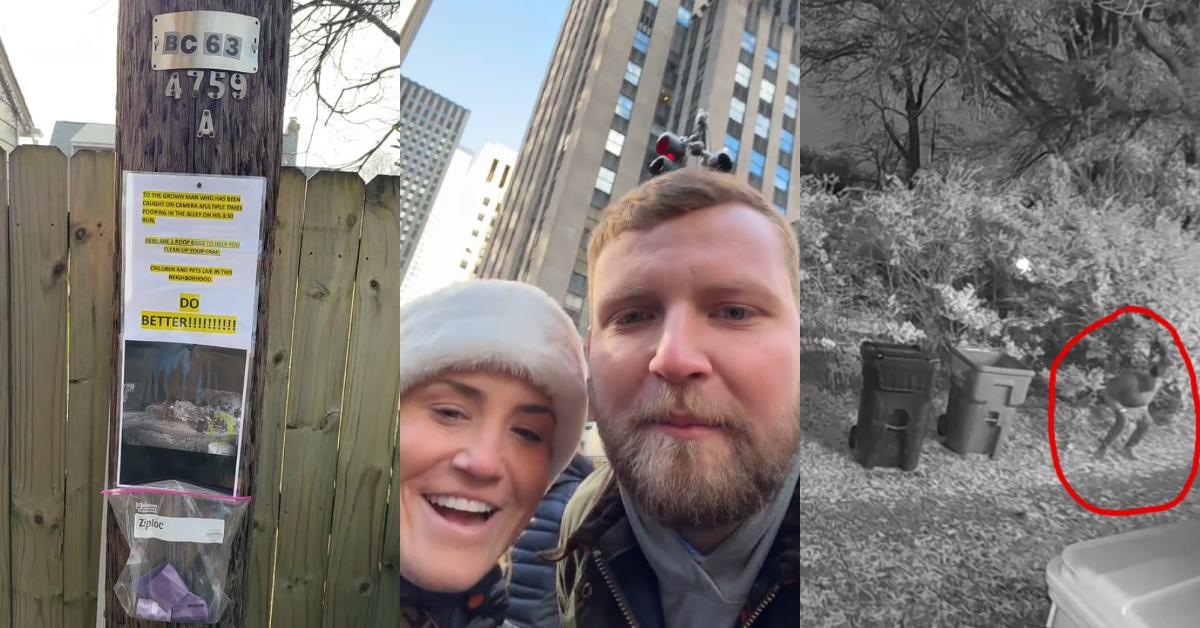 Couple Terrorized by Serial Pooper Catches Him on Camera