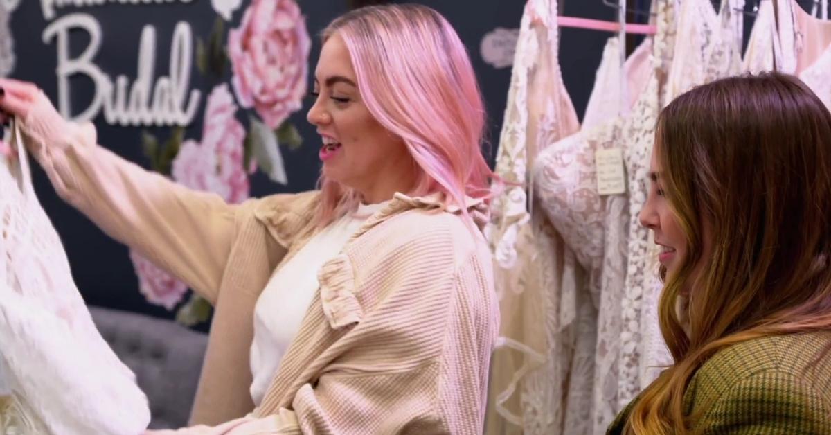 Becca shops for a wedding dress on MAFS