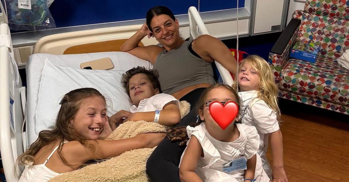 Tara Kole Johnson with her kids