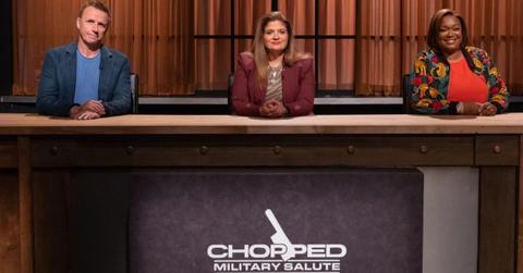 The 'Chopped: Military Salute' judges panel