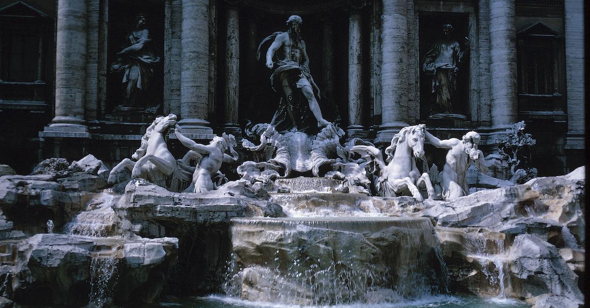 Trevi Fountain in Rome, Italy