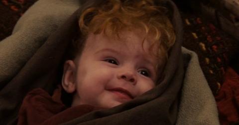 Elora Danan in the 1988 film 'Willow.'