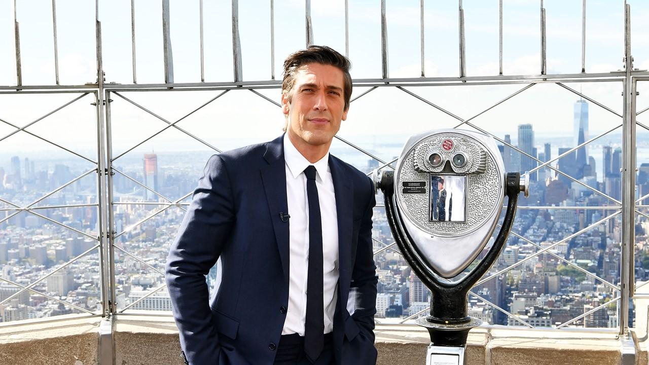 David Muir visits The Empire State Building to celebrate the 40th season of ABC's "20/20" on Sept. 29, 2017