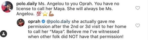 oprah clapback instagram