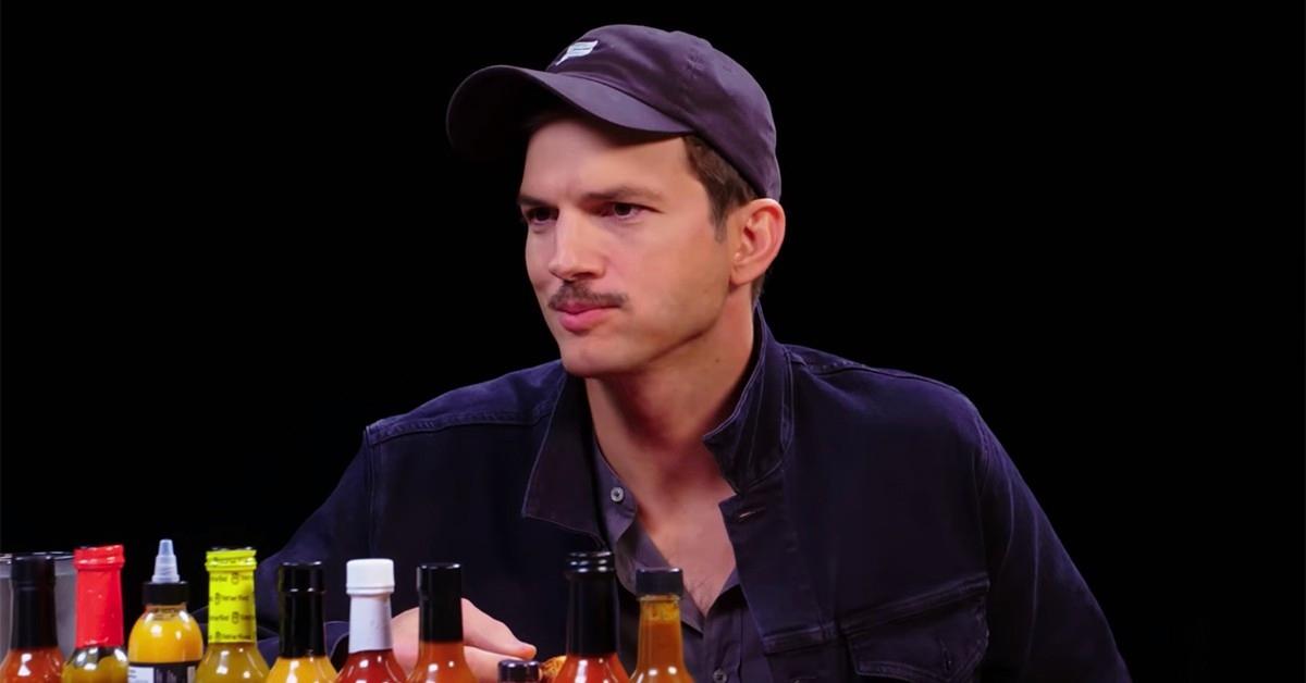 ashton kutcher hot ones