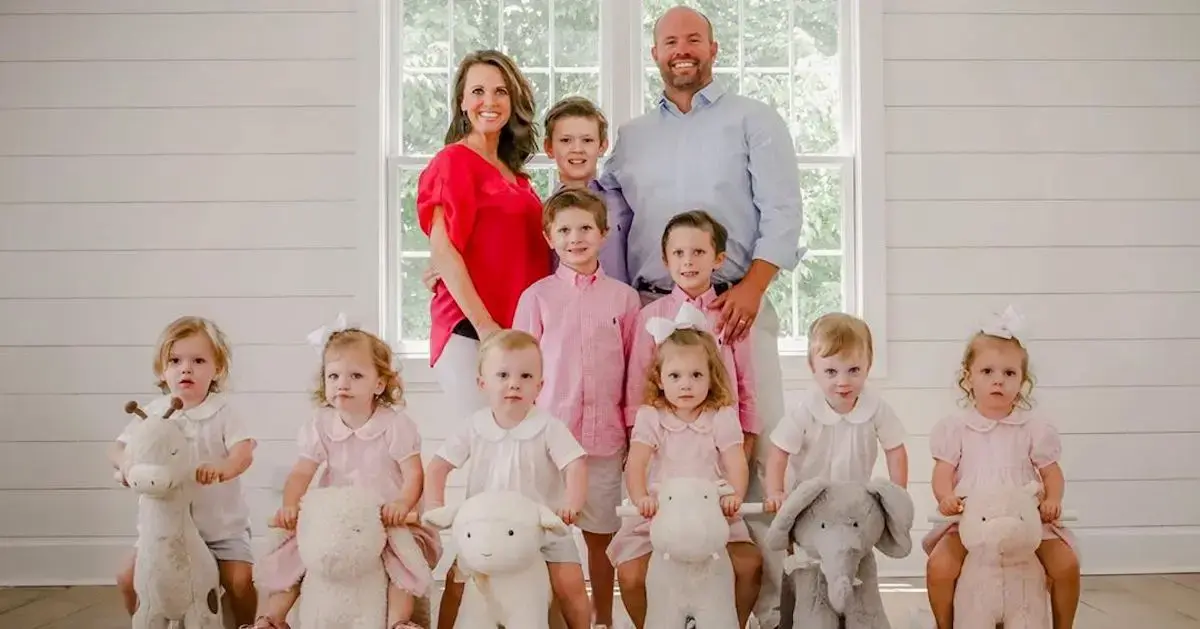 The Waldrop family on Sweet Home Sextuplets