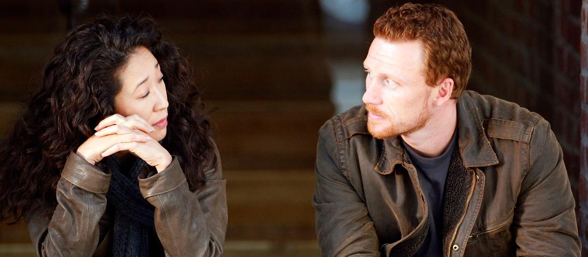 Sandra Oh as Cristina Yang and Kevin McKidd as Owen Hunt on 'Grey's Anatomy'