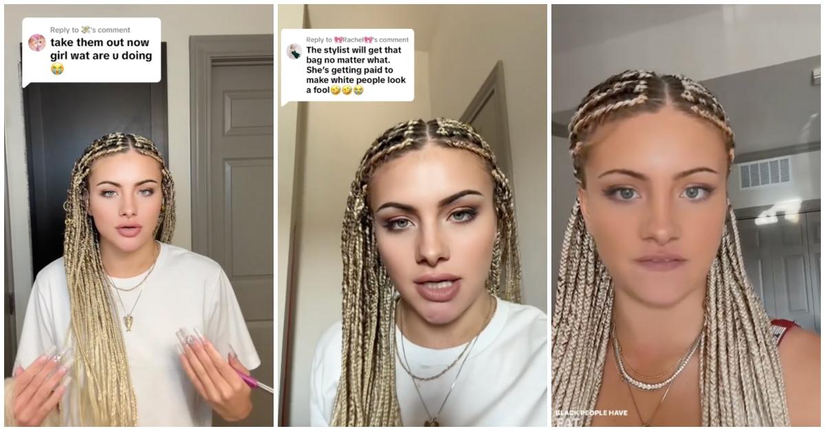 Starla Soloway Called out on TikTok for Getting Braids