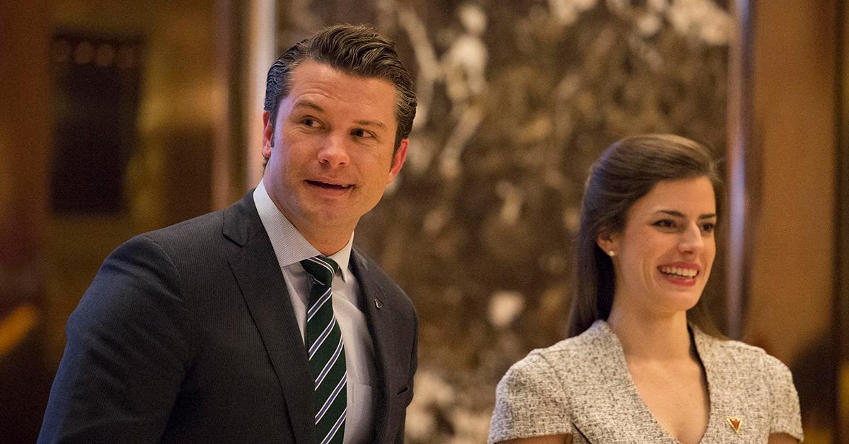 Pete Hegseth at Trump Tower in 2016. 