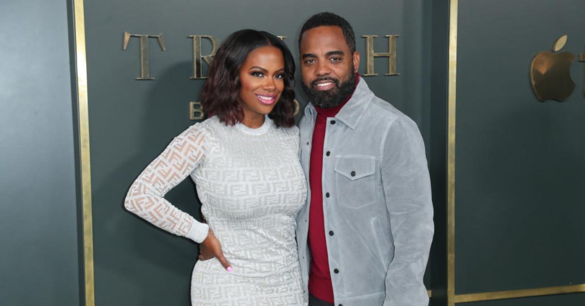  Kandi Burruss and Todd Tucker attend Premiere Of Apple TV+'s Truth Be Told at AMPAS Samuel Goldwyn Theater on November 11, 2019 in Beverly Hills, California. 