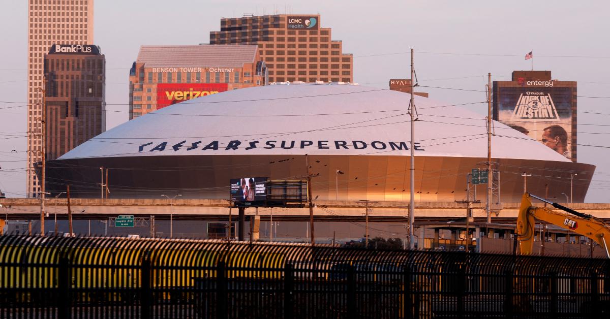 The Caesars Superdome in New Orleans, La.