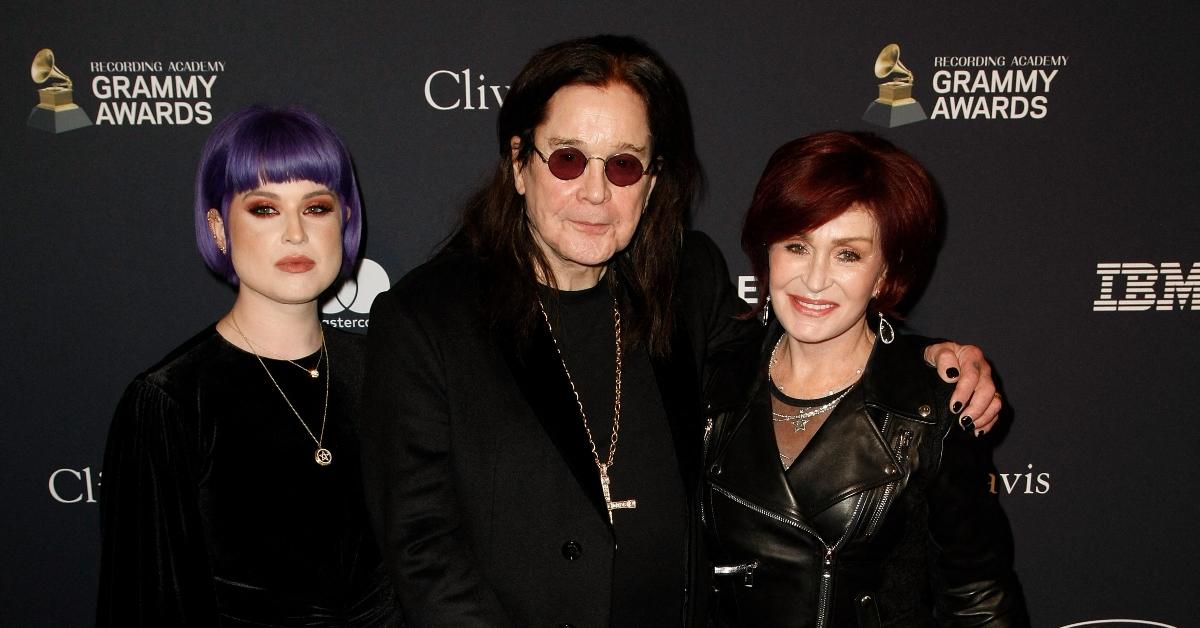 Kelly, Ozzy, and Sharon Osbourne
