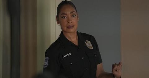 Tommy Vega in uniform in '9-1-1: Lone Star'