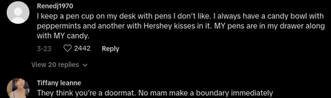 Worker Rants Against Co-workers Stealing Pens off Their Desk