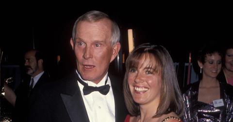 Tom Smothers and his wife Marcy Carriker at the Fourth Annual Frank Sinatra Sports Invitational on Feb. 29, 1992