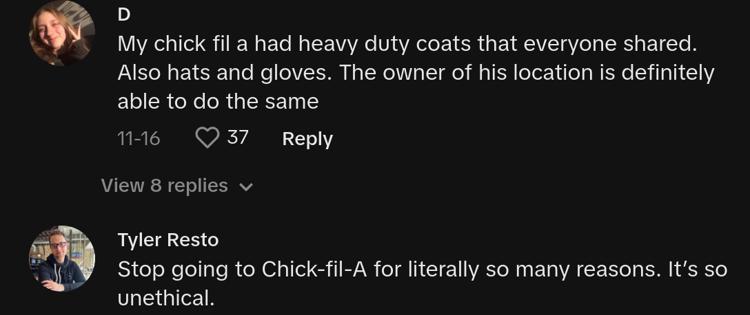 chick fil a uniforms