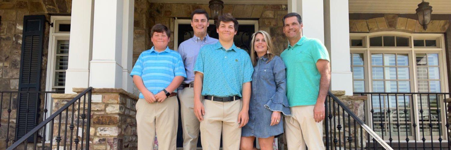 Geoff Duncan with his wife, Brooke, and their three sons