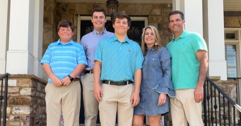 Geoff Duncan with his wife, Brooke, and their three sons
