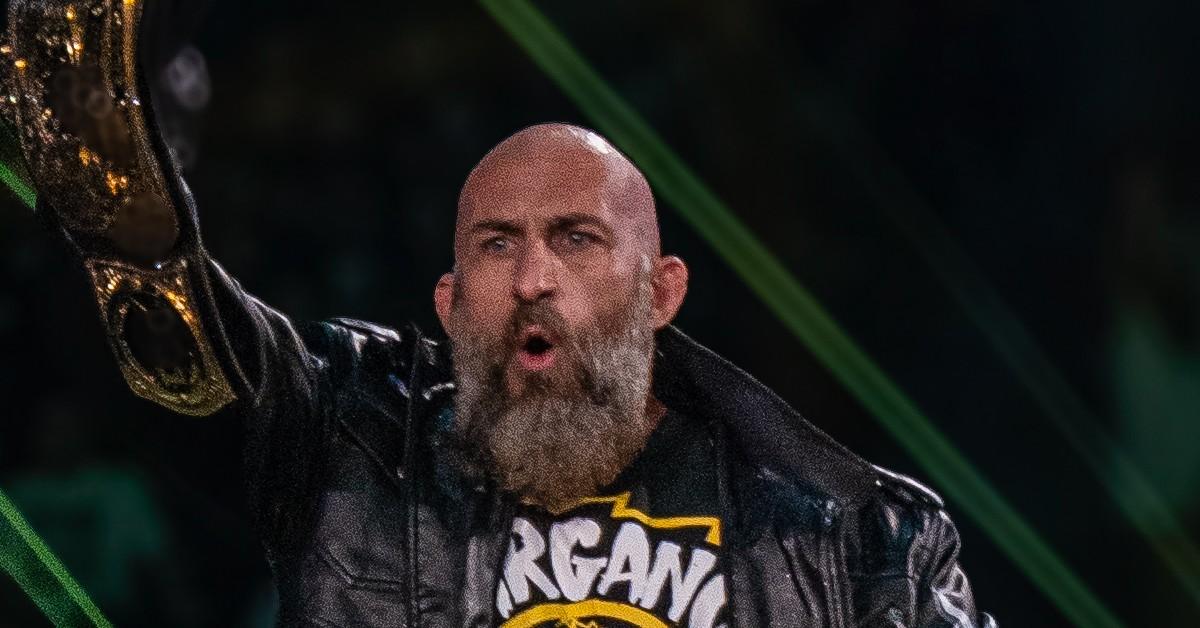 Tommaso Ciampa celebrating a win