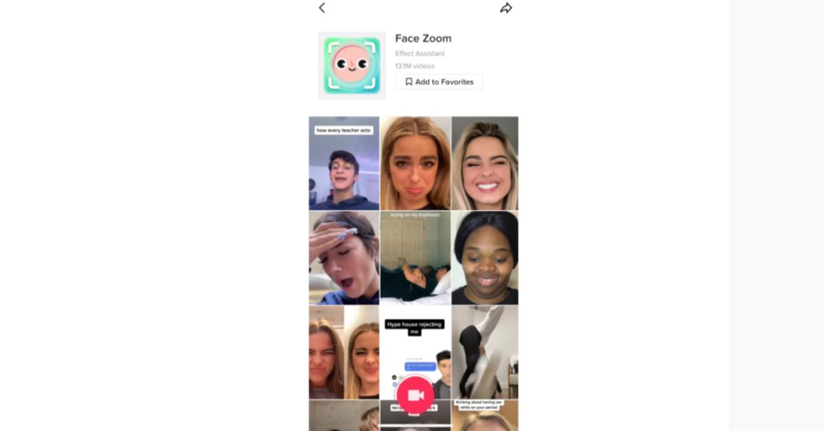 The Face Zoom Effect on TikTok What It Is and How to Use It