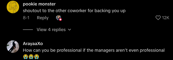 nurse doesnt care about being professional