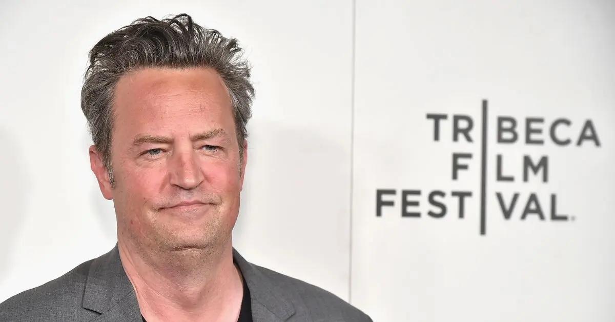 Matthew Perry attends the Tribeca Film Festival.
