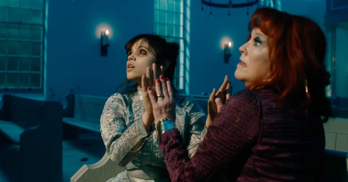 Jenna Orega and Catherine O'Hara in 'Beetlejuice 2'