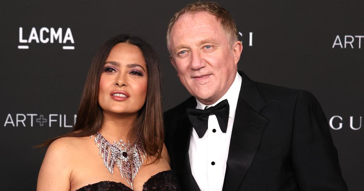 Salma avec son mari François-Henri Pinault en 2021