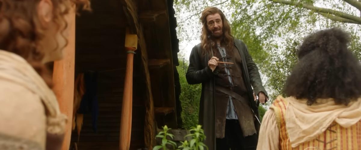 Stephen Colbert in a fake Lord of the Rings trailer.