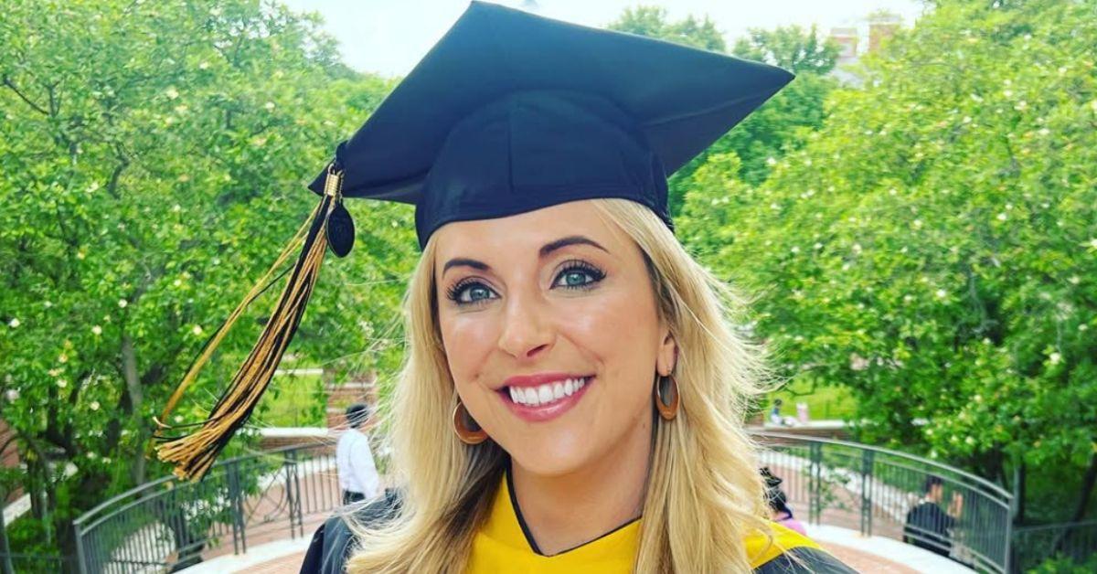 Wren Clair in a cap and gown. 