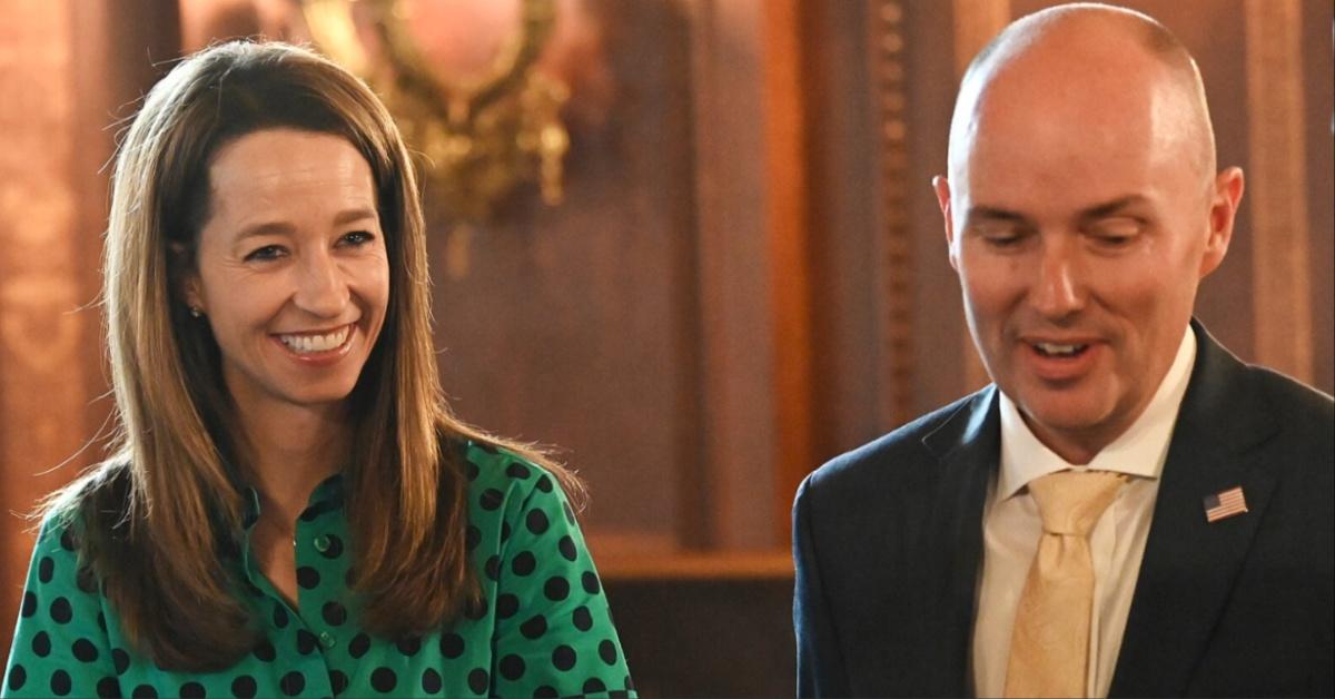 Abby and Spencer Cox attend the Library of Congress Crossroads Dinner and Fireside chat.
