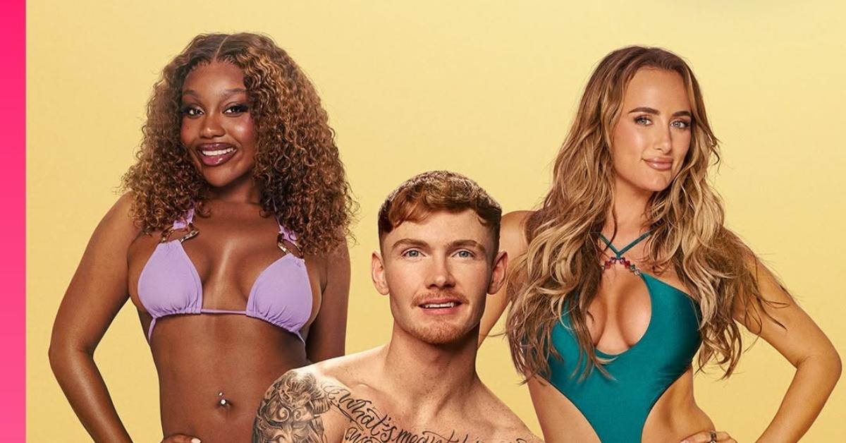 (l-r): Three cast members from 'Love Island: All Stars'