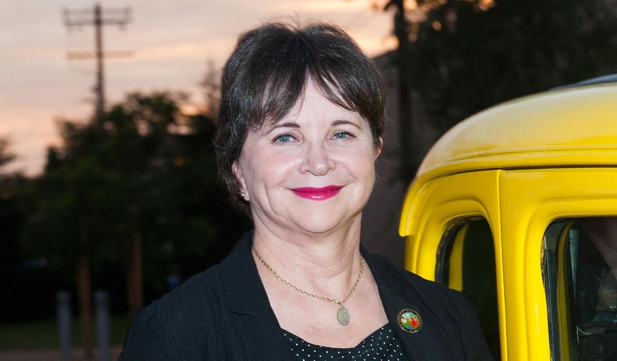 Cindy Williams at an outdoor screening of "American Graffiti" in 2013