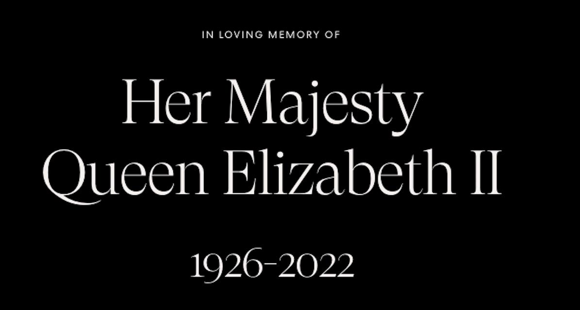 Queen Elizabeth death announcement