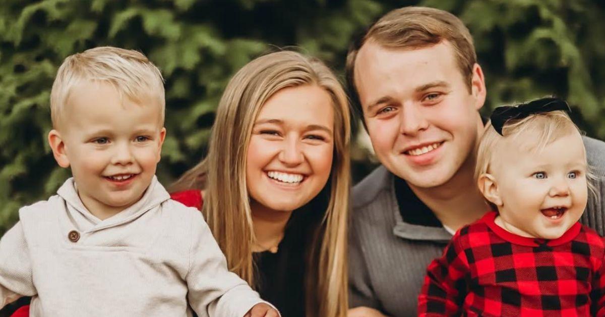 Kendra and Joseph Duggar with their two oldest children. 