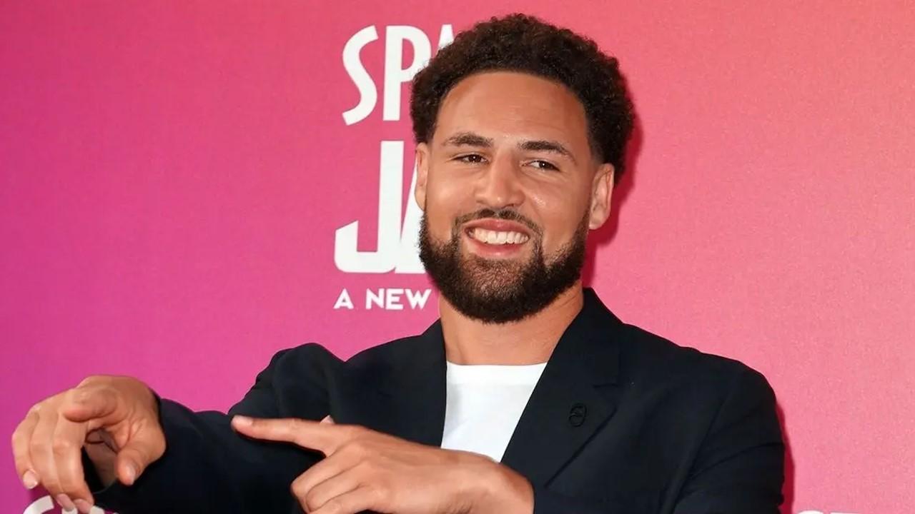 Klay Thompson at the premiere of Warner Bros 'Space Jam: A New Legacy' at Regal LA Live on July 12, 2021