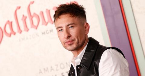 Irish actor Barry Keoghan arrives for the Los Angeles premiere of "Saltburn" at The Theatre at ACE Hotel in Los Angeles, California, on November 14, 2023. (Photo by Michael Tran / AFP) (Photo by MICHAEL TRAN/AFP via Getty Images)