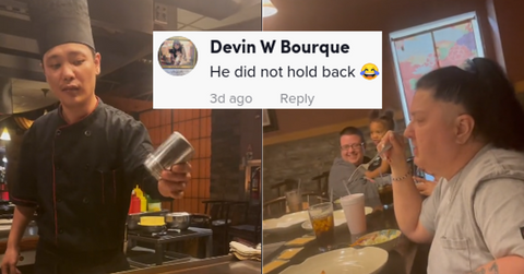 Hibachi Chef Claps Back as Customer
