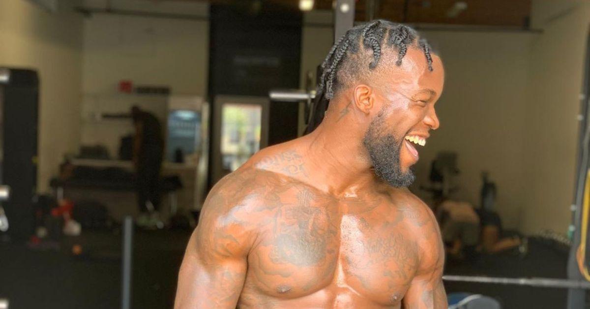 Ronnie Hillman working out in August 2020