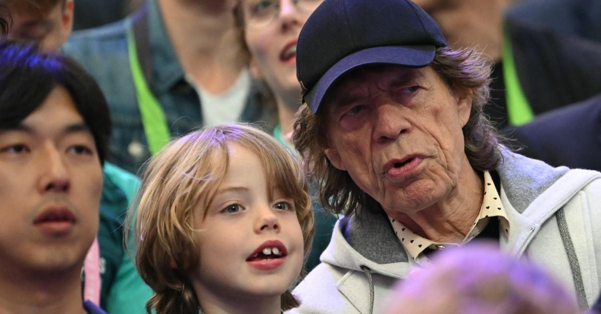 celebrities at  olympics mick jagger