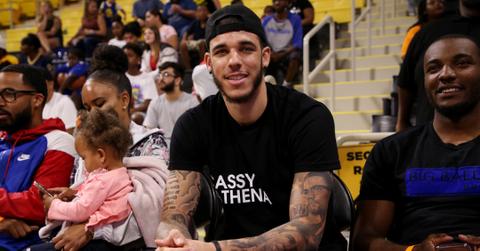 Lonzo Ball attends Jordan Bell Hosts 1st Annual Celebrity Basketball Game Benefitting Race To Erase MS.